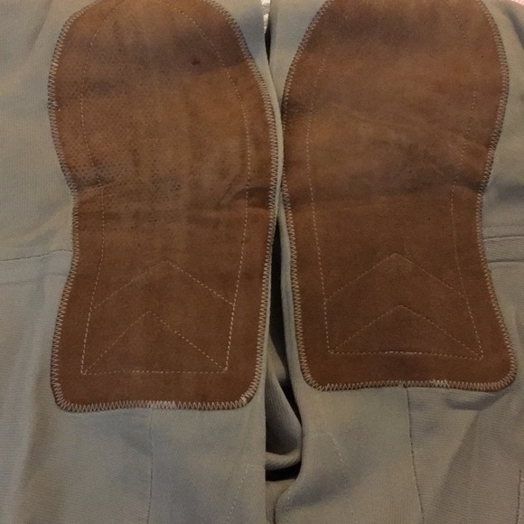 Custom Riding breeches 30 R in Olive. - Picture 2 of 2